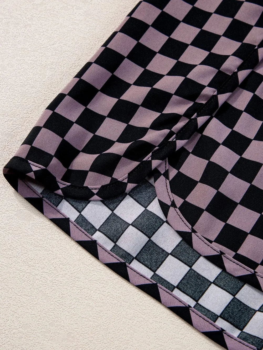 Activewear Checkered Shorts