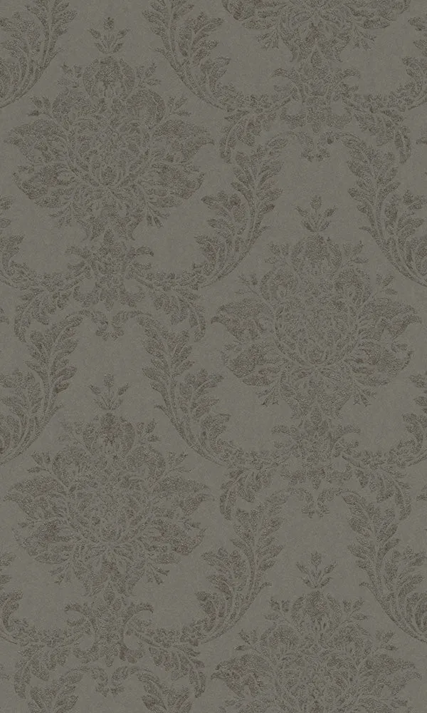 Alliage Charcoal Classic Metallic Damask 297453