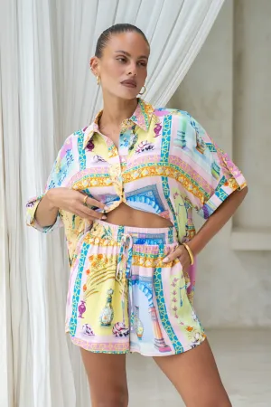 Ambrosia Multicolour Abstract Shorts