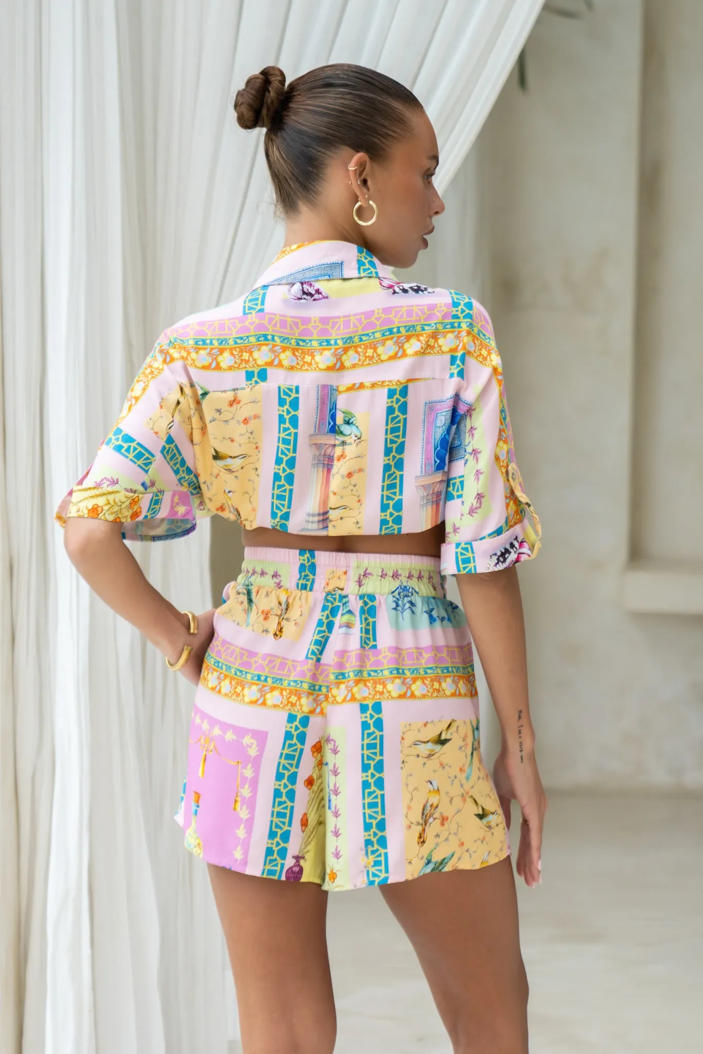 Ambrosia Multicolour Abstract Shorts