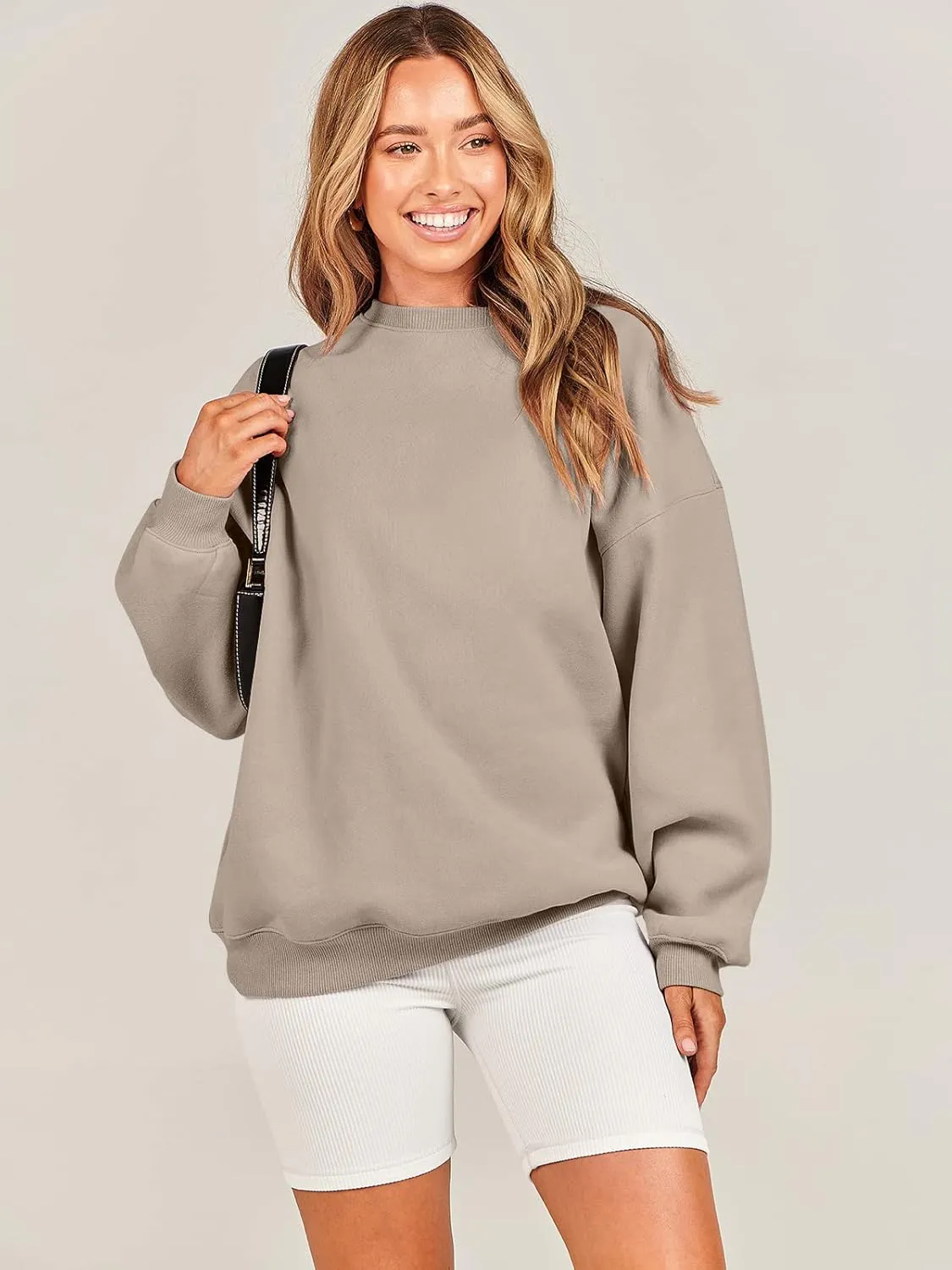 ANRABESS Oversized Sweatshirt for Women Crewneck Y2K Hoodies Fleece Casual Comfy Pullover Top Fall Outfits Clothes 2025