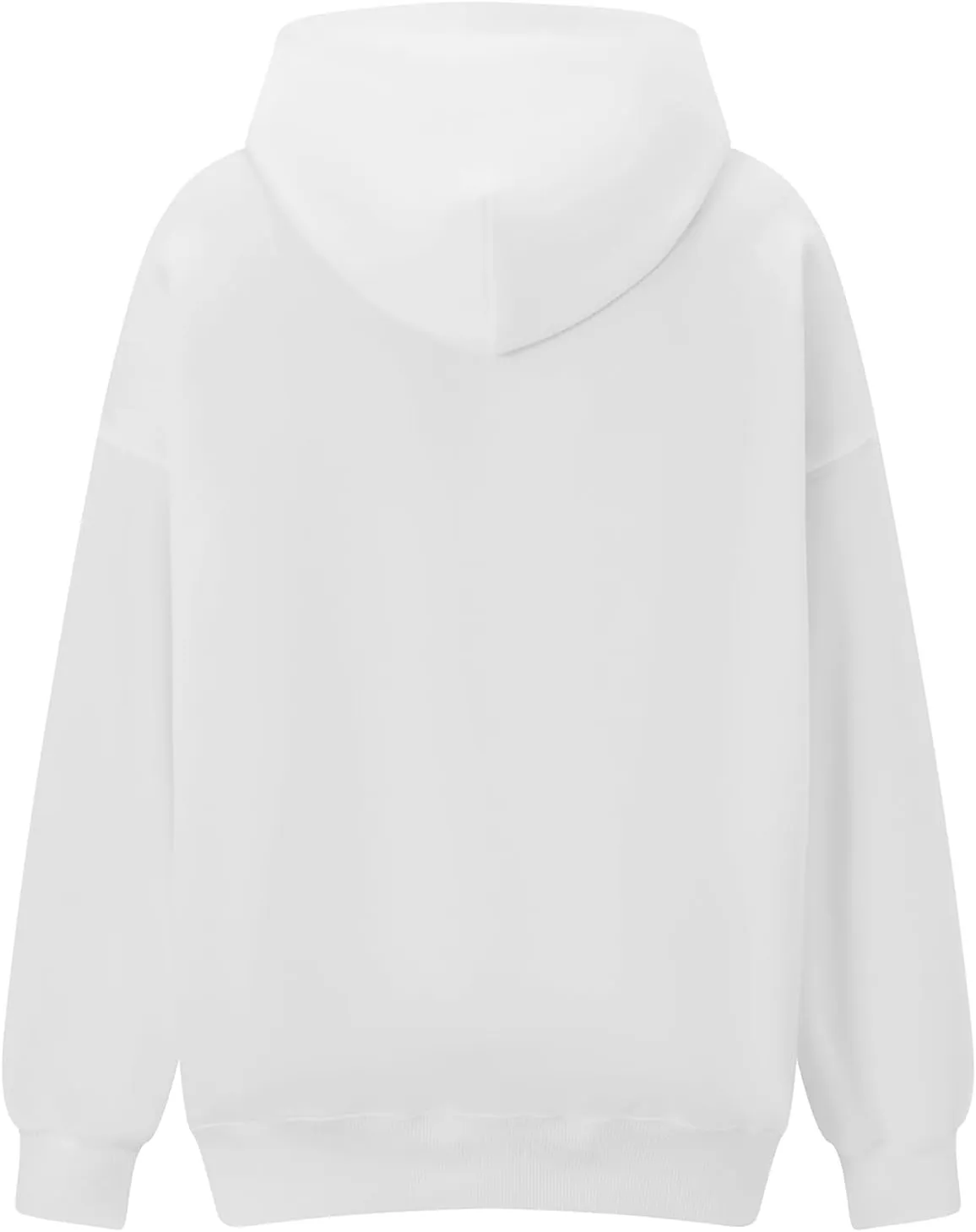 Argeousgor Women's Fall Loose Hoodies Heart Applique Long Sleeve Hood Pullover with Kangaroo Pocket