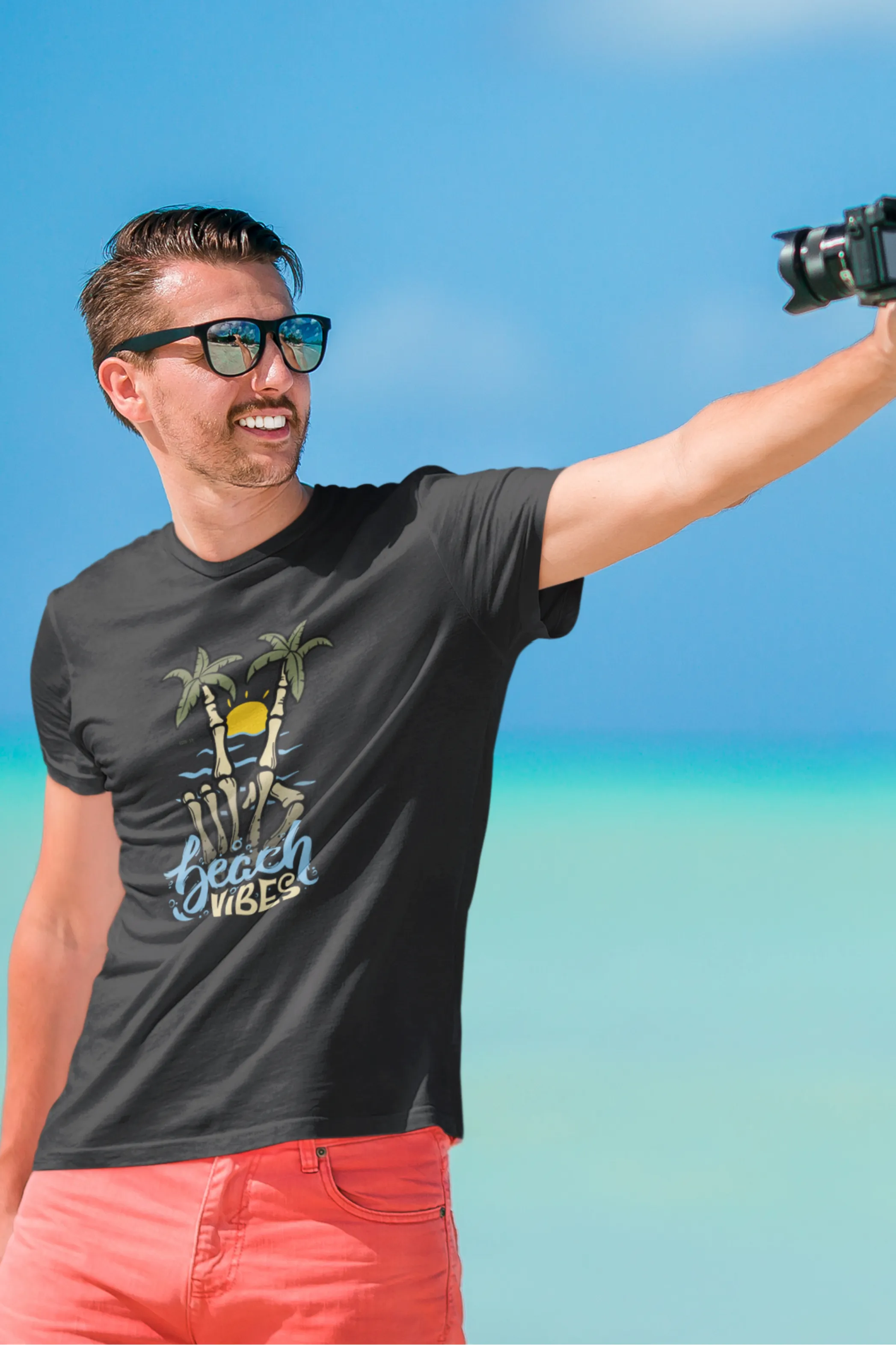 Beach Vibes Printed T-shirt for men