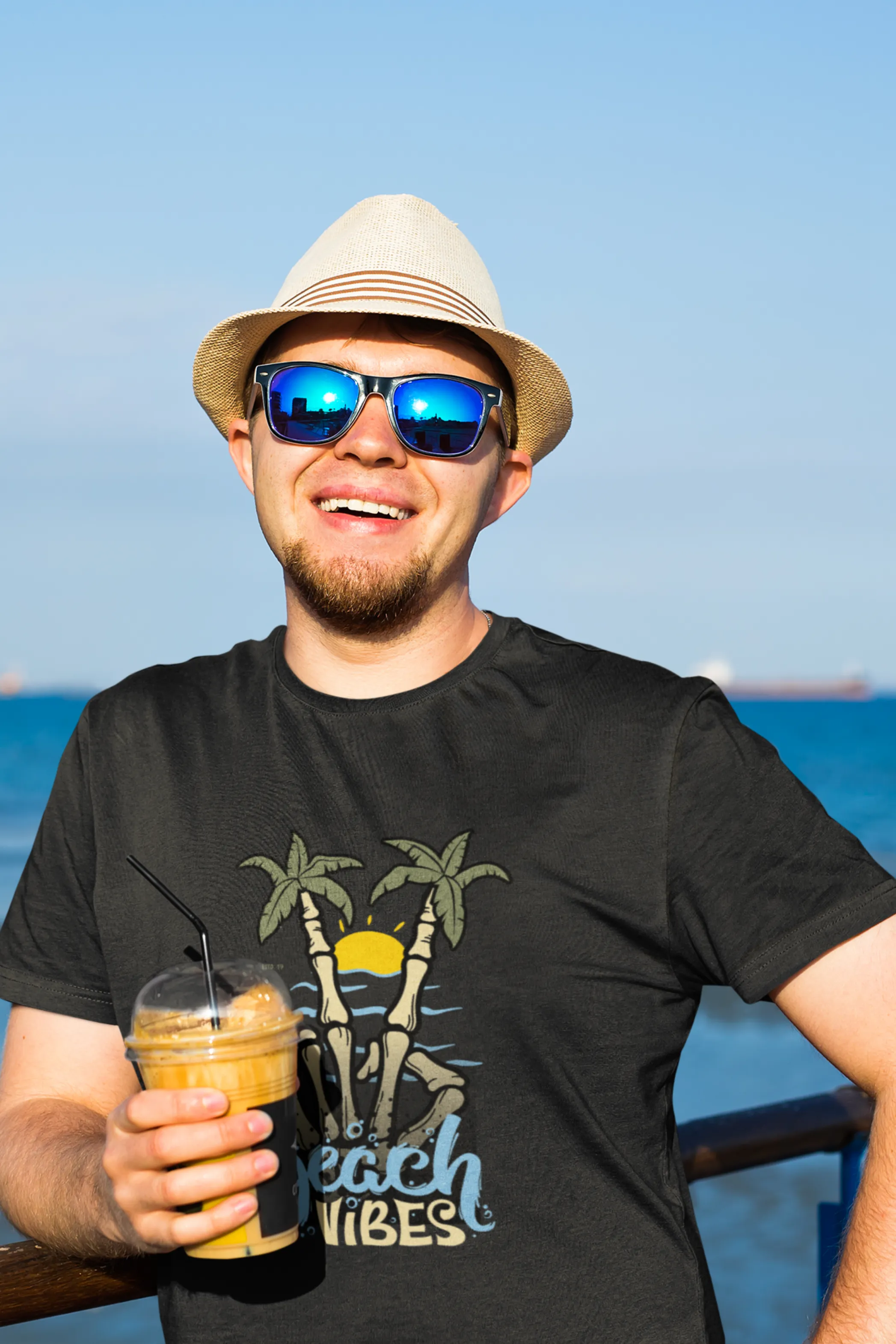 Beach Vibes Printed T-shirt for men