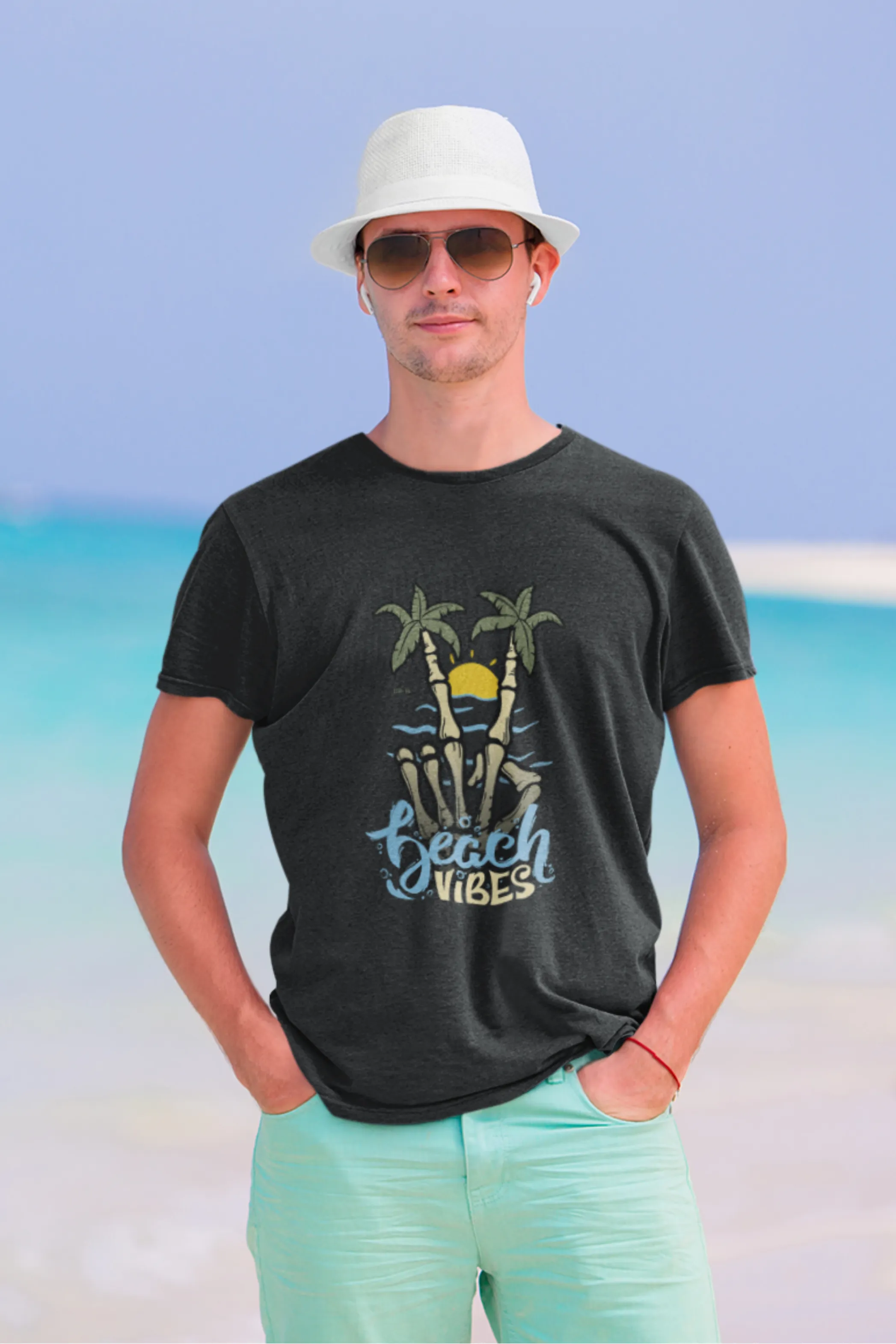 Beach Vibes Printed T-shirt for men