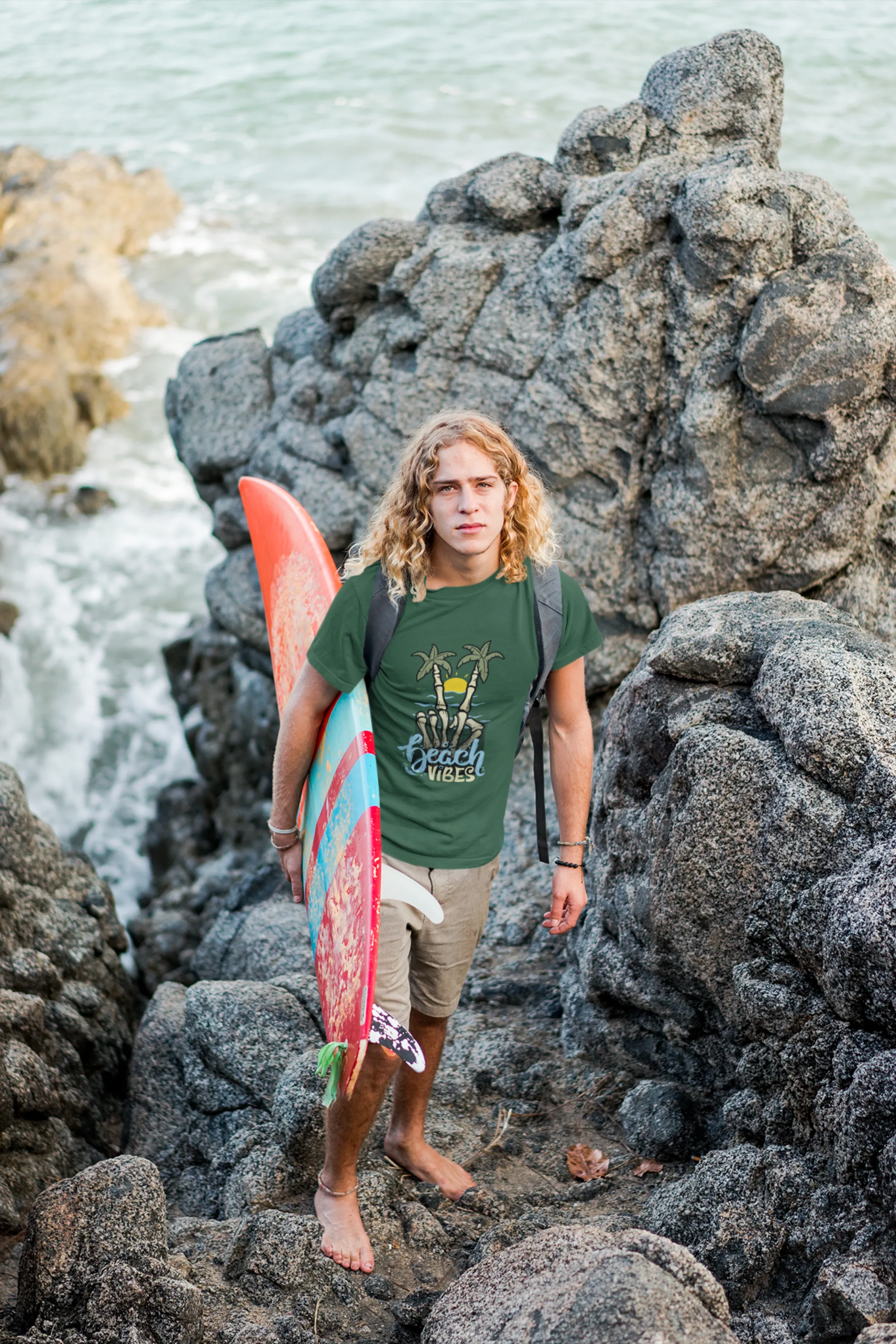 Beach Vibes Printed T-shirt for men
