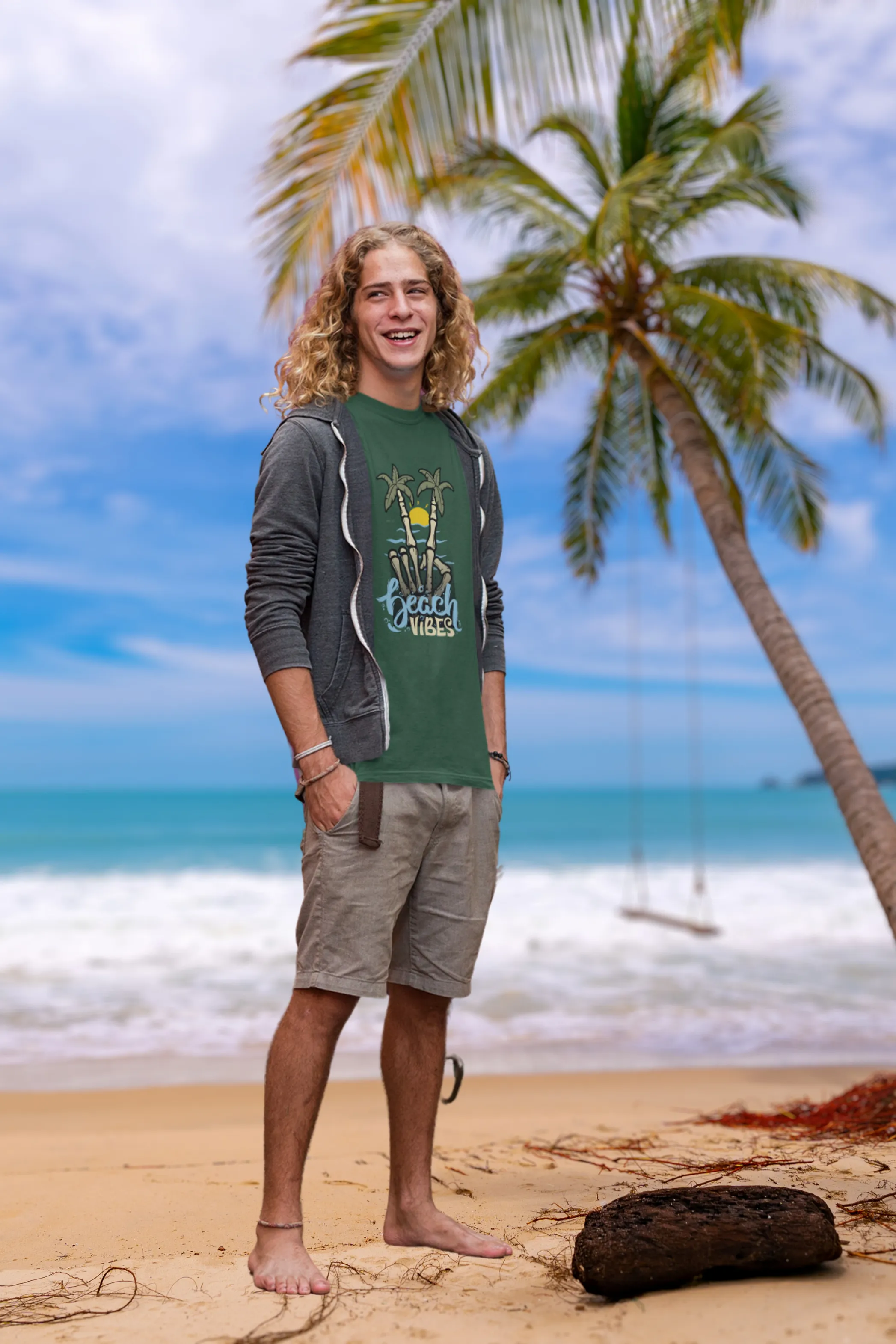Beach Vibes Printed T-shirt for men