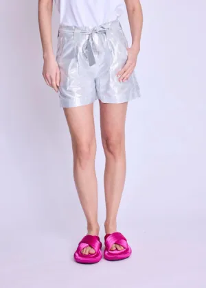 Berenice Solare Silver Effect Shorts ***FINAL SALE***