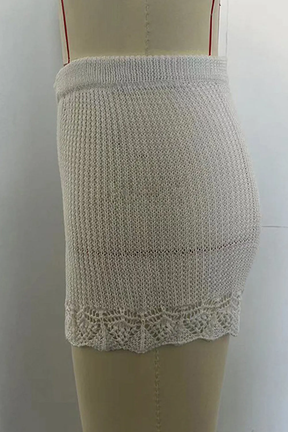 Boho Chic White Crochet Beach Shorts