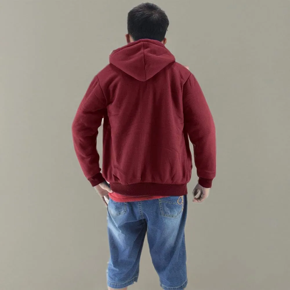 Boys Hoodies Full Zip Up Sherpa Lined Fleece Lined Athletic Youth Kids Sweatshirts,Size 8-16