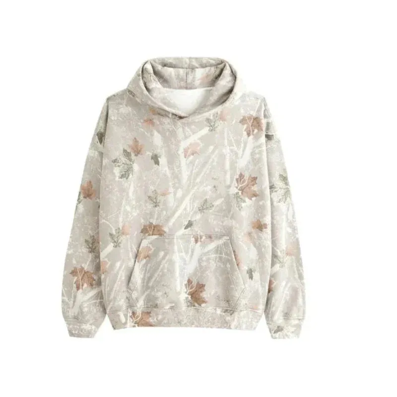 Camo Leaf Printed Hoodies
