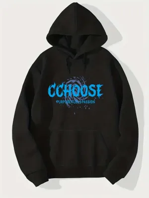 CCHOOSE Plus Size Graphic Hoodies Men