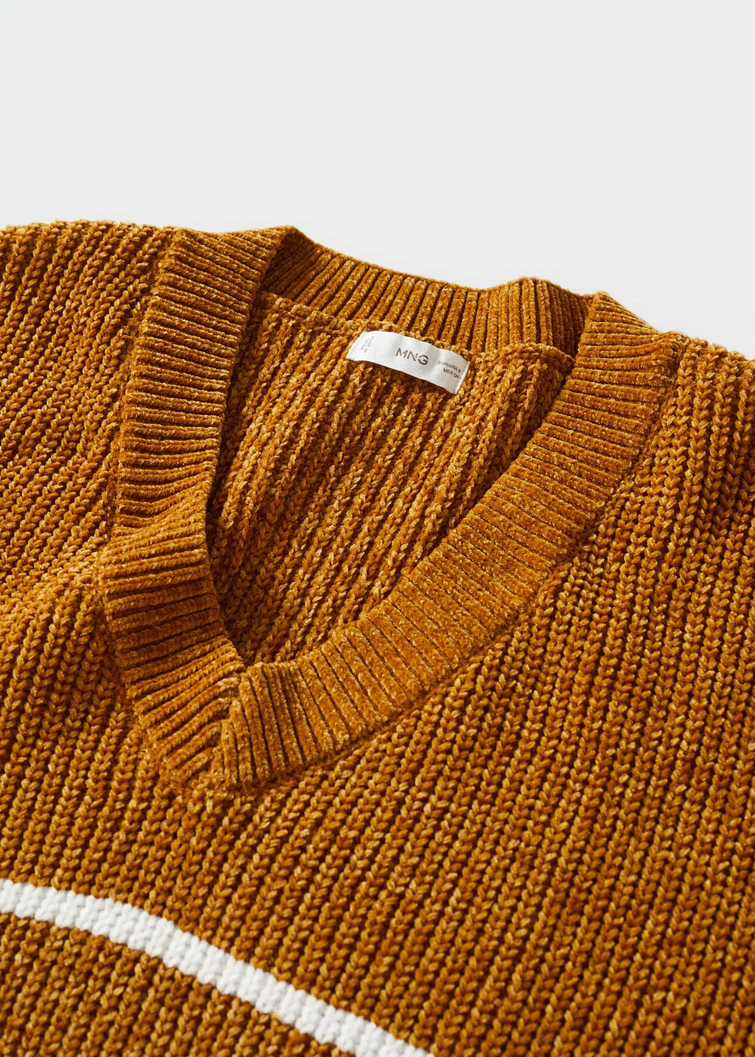 Chenille knit sweater