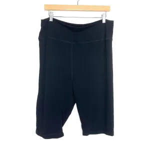 Chic Soul Black Biker Shorts - Size 2X