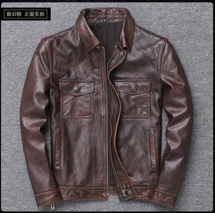Classic leather jacket
