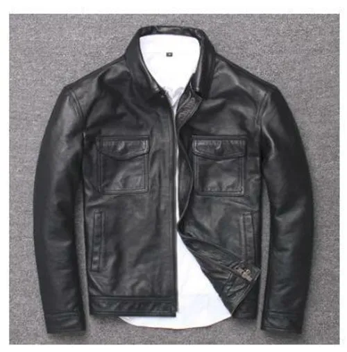 Classic leather jacket