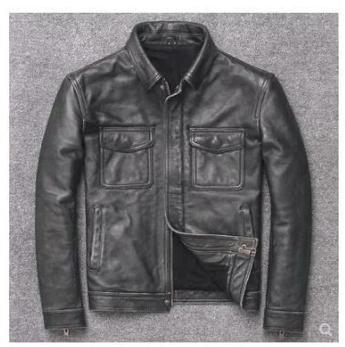 Classic leather jacket