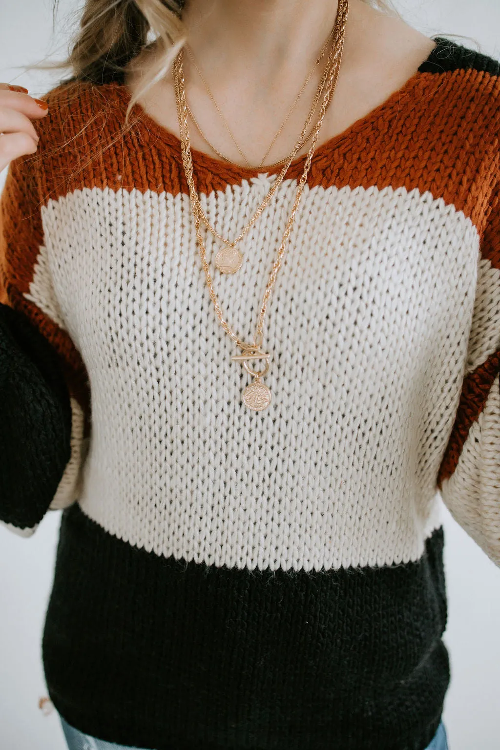 Cozy Comforts V-Neck Sweater FINAL SALE