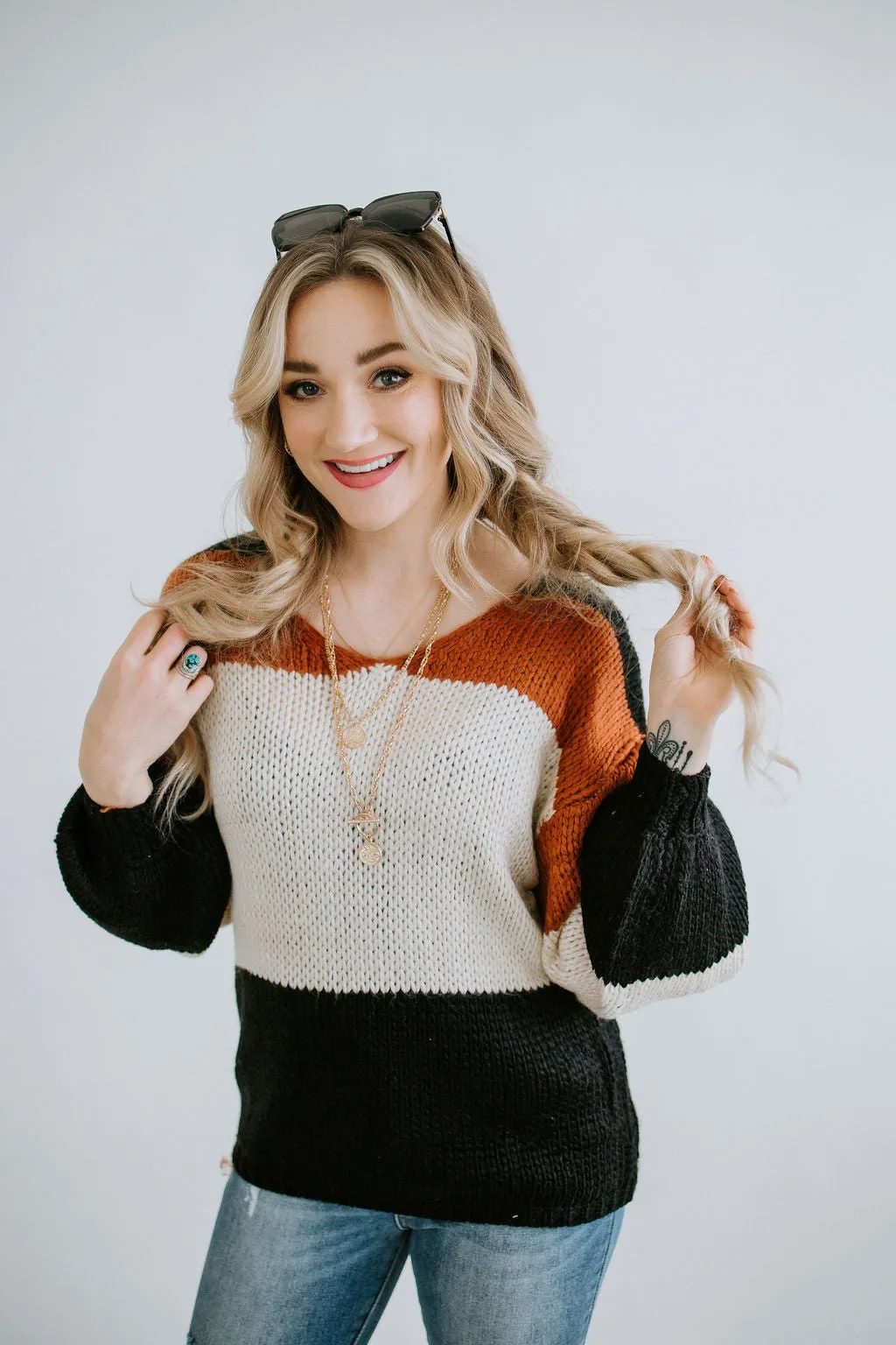 Cozy Comforts V-Neck Sweater FINAL SALE