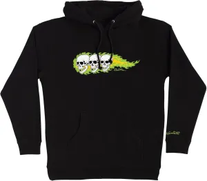 CREATURE Skateboards Hoody 3 Skulls Pullover Black