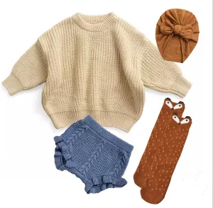 Crewneck  Slouchy Sweaters (multiple colors)
