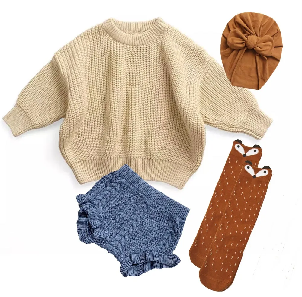 Crewneck  Slouchy Sweaters (multiple colors)