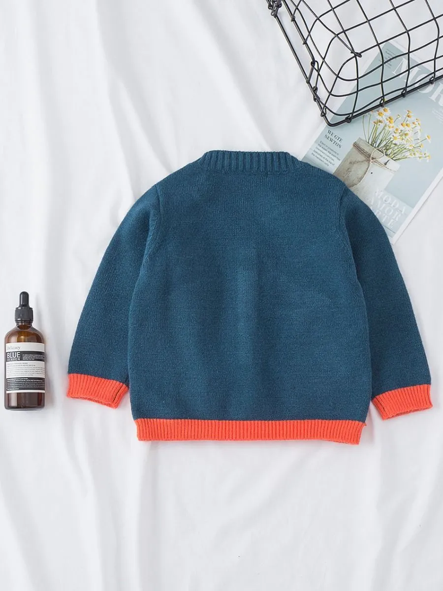 Cute Cloud Rainbow Top Crochet Cardigan Baby Girls Kids Knitwear
