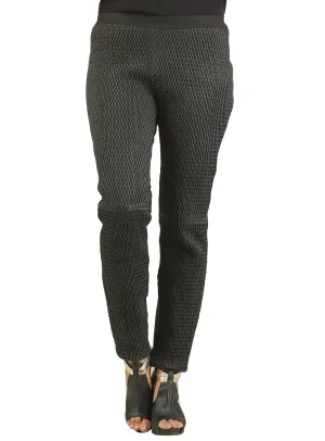 Designer Women Leather Leggings W/ stretchable Quilting