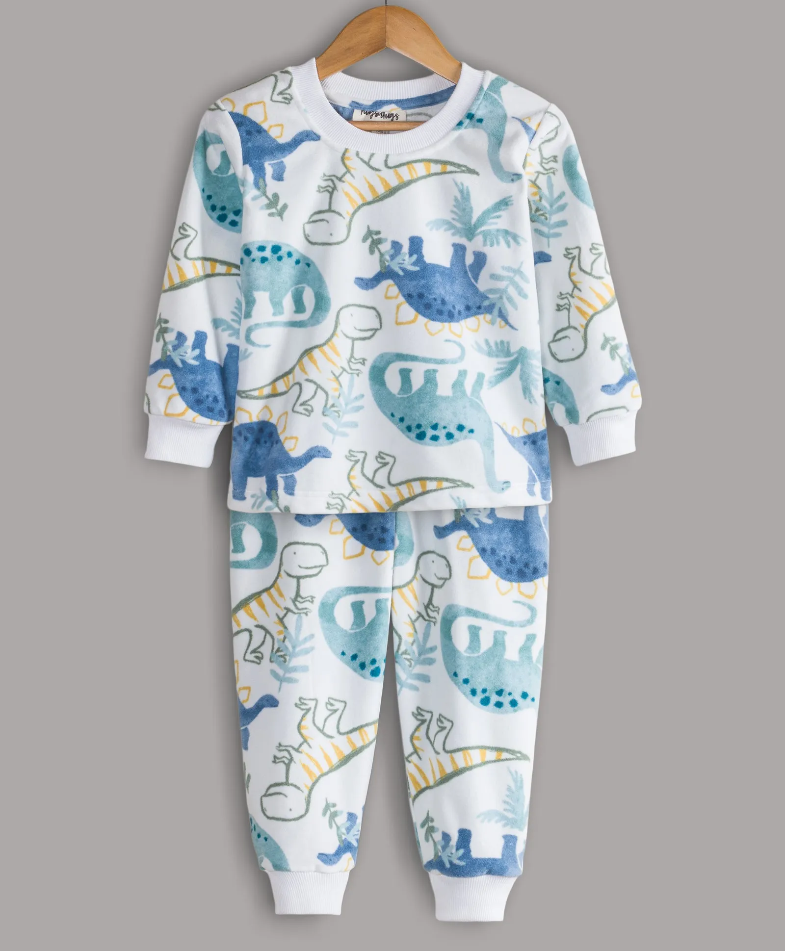 DINO PRINT SOFT POLAR FLEECE TRACKSUIT