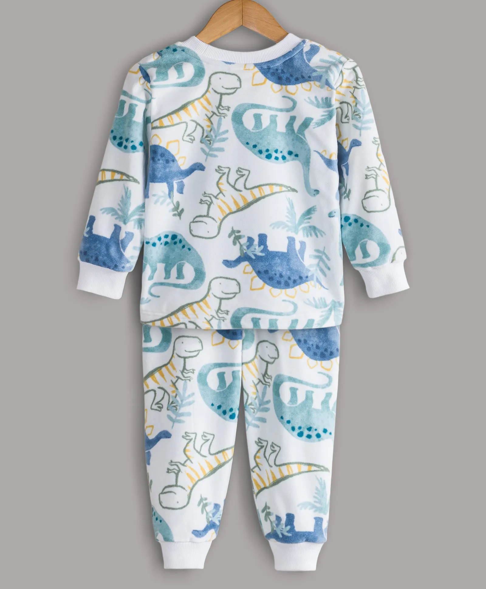 DINO PRINT SOFT POLAR FLEECE TRACKSUIT