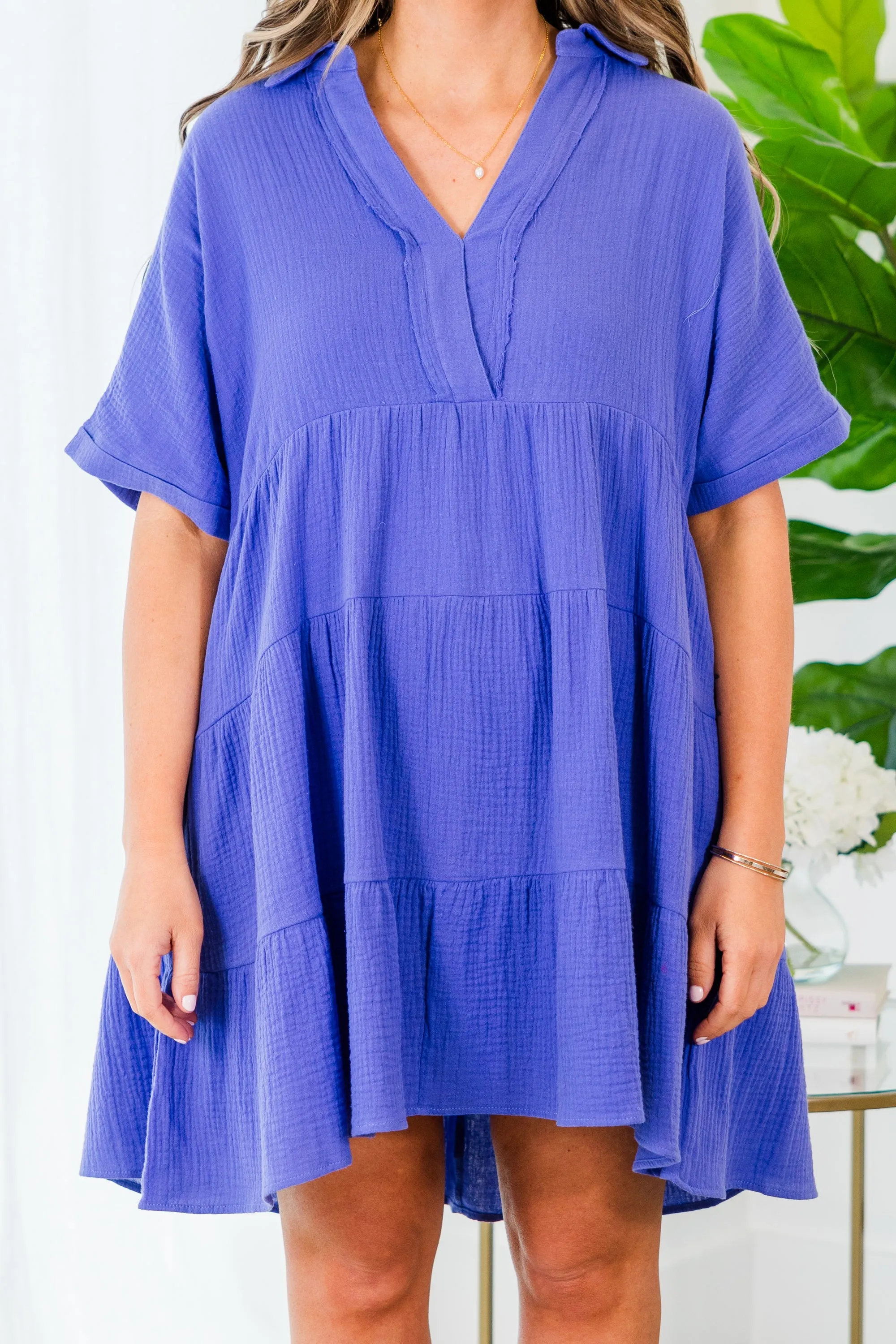 Do What's Right Dress, Navy