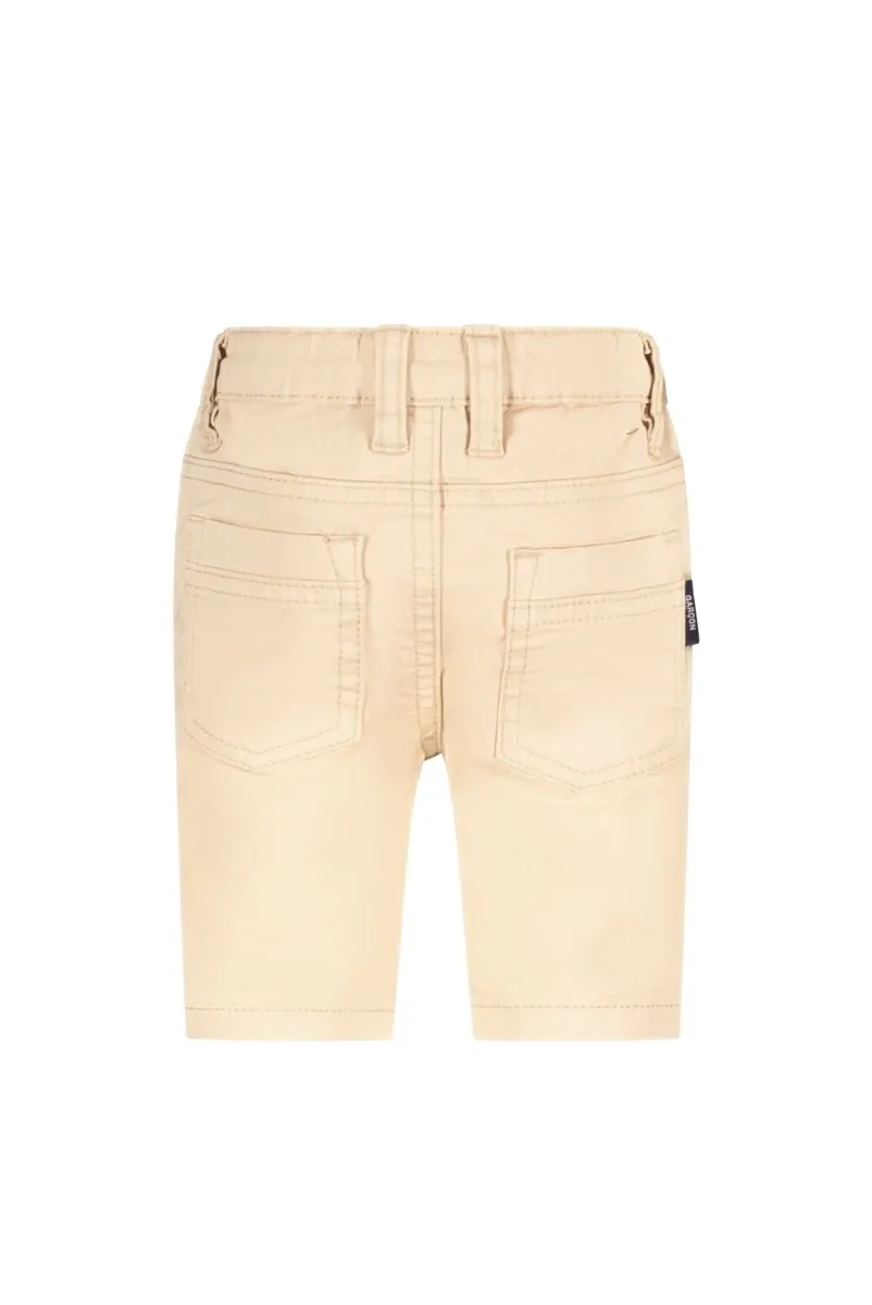 DRAKEY twill shorts Sand