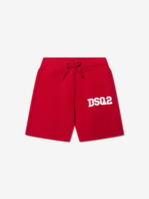 Dsquared2 Kids Logo Shorts In Red