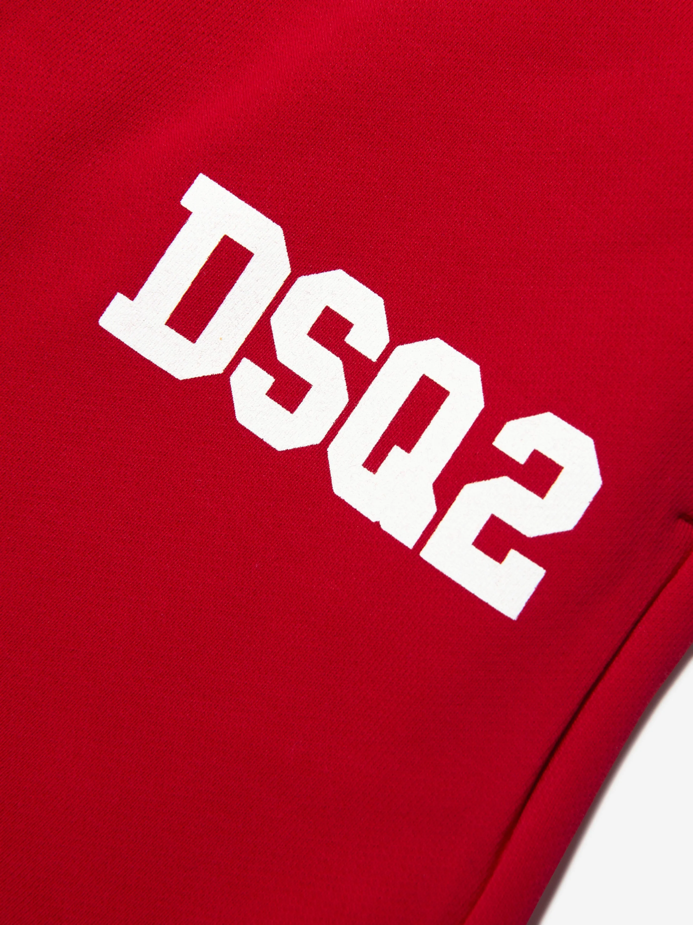 Dsquared2 Kids Logo Shorts In Red
