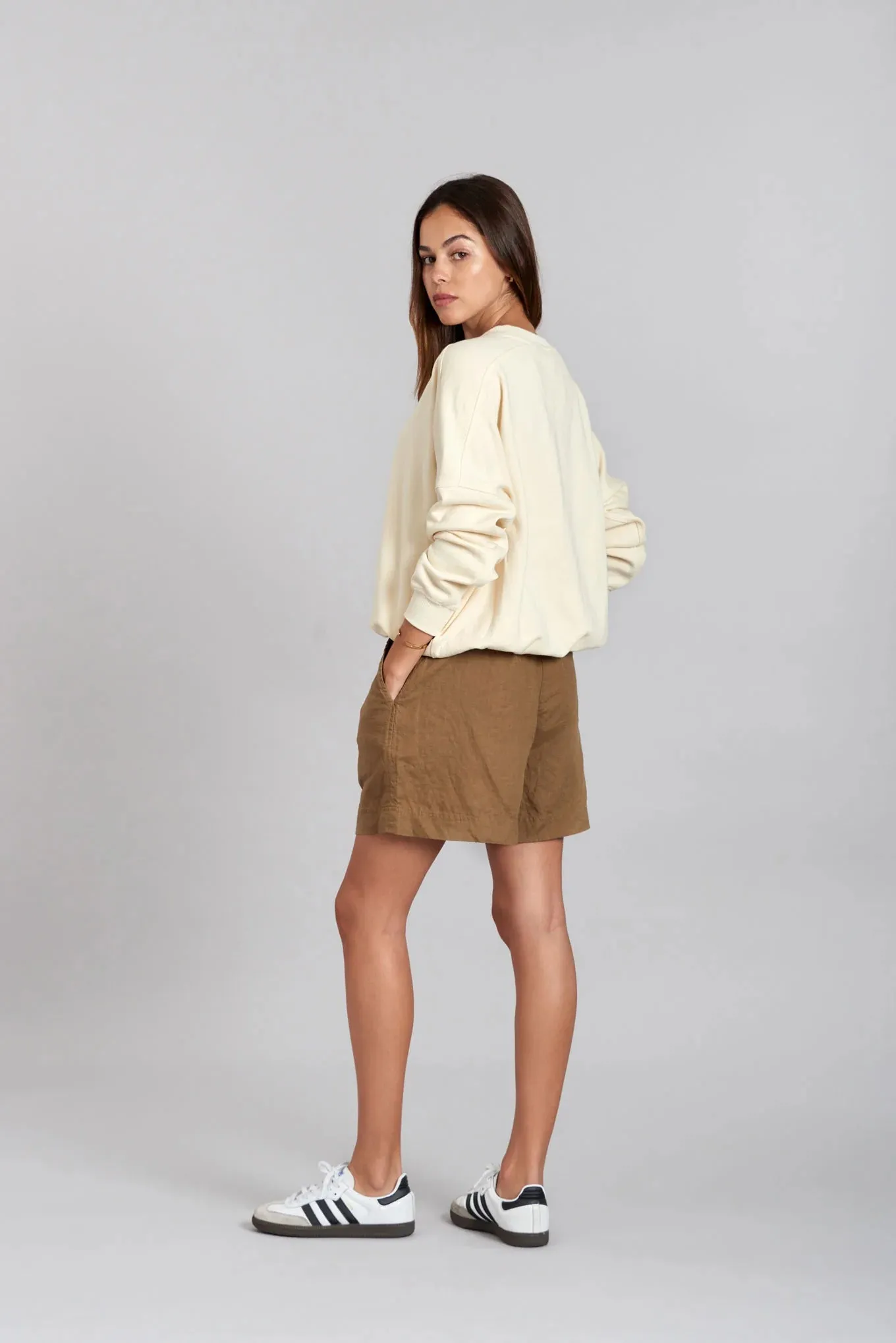 Emmie Organic Linen Shorts (Multiple Colors)