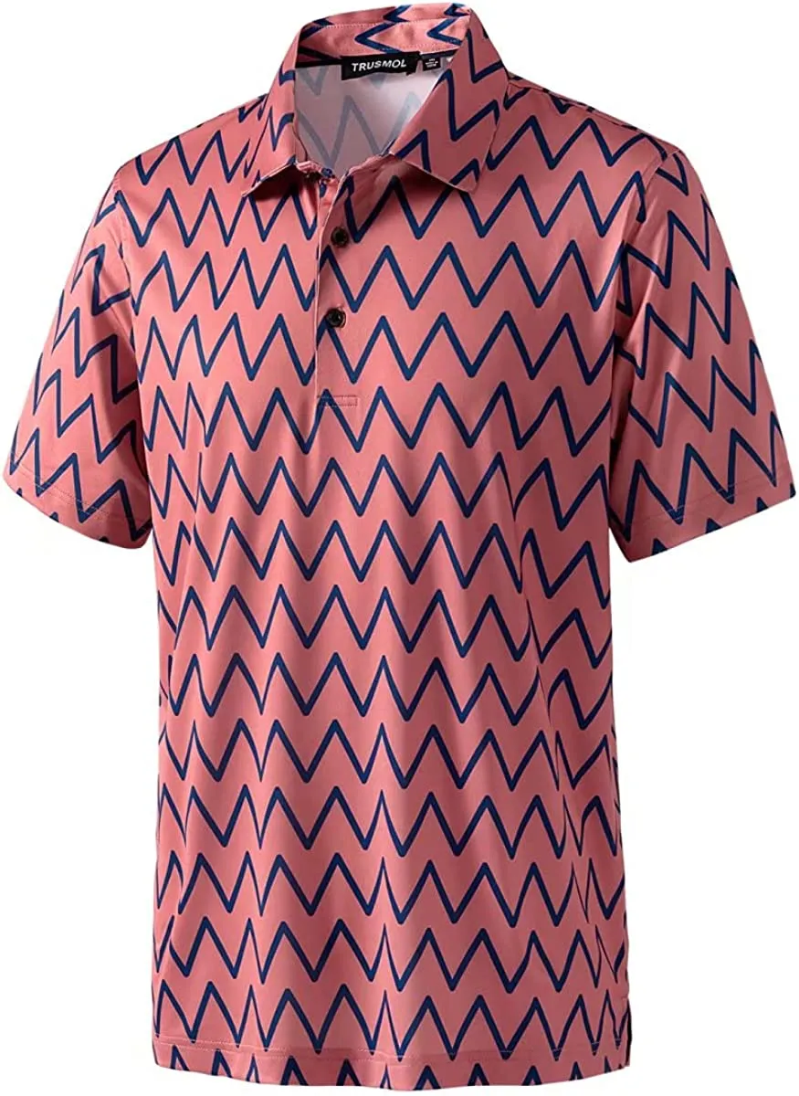 Fit Moisture Wicking Short Sleeve Golf Shirts