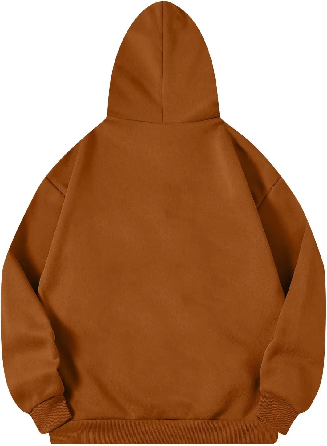 Fleece Hoodie Women Lightweight Drop Shoulder Oversized Sweatshirt Drawstring Casual Plush Workout Hoodies w/Pockets