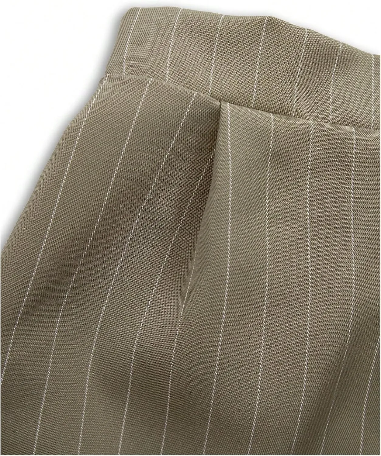 Floerns Girl's 2 Piece Outfits Elegant Striped Sleeveless Suit Vest & Long Elastic Casual Pants Set