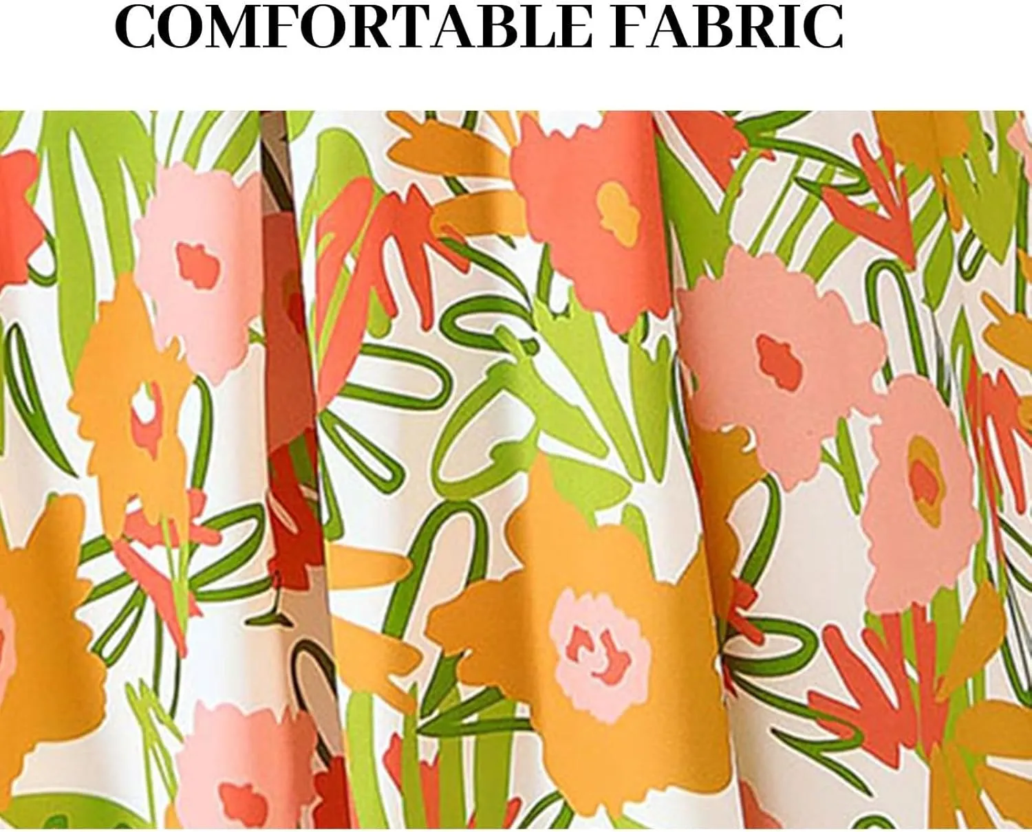 Floral Dress for Women Summer Casual Flowy Smocked Empire Waist Sleeveless Tie Beach A Line Maxi Dresses with Pockets