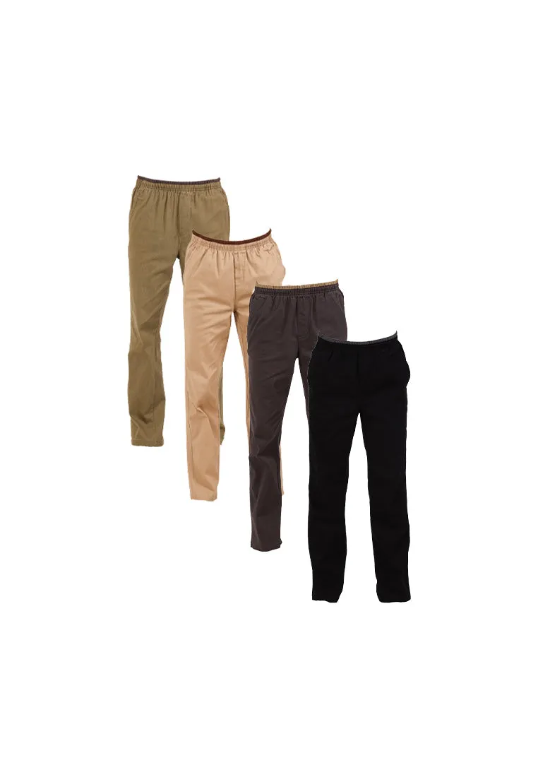 Forest 100% Cotton Twill Long Pants Men Trousers | Seluar Lelaki Panjang - 10769