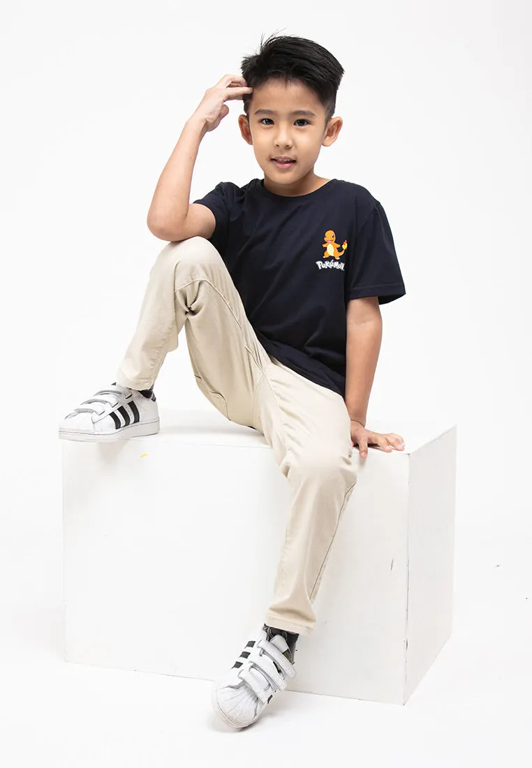 Forest Kids Boy Woven Stretchable Waistband Long Pants | Seluar Panjang Budak Lelaki - FK10037