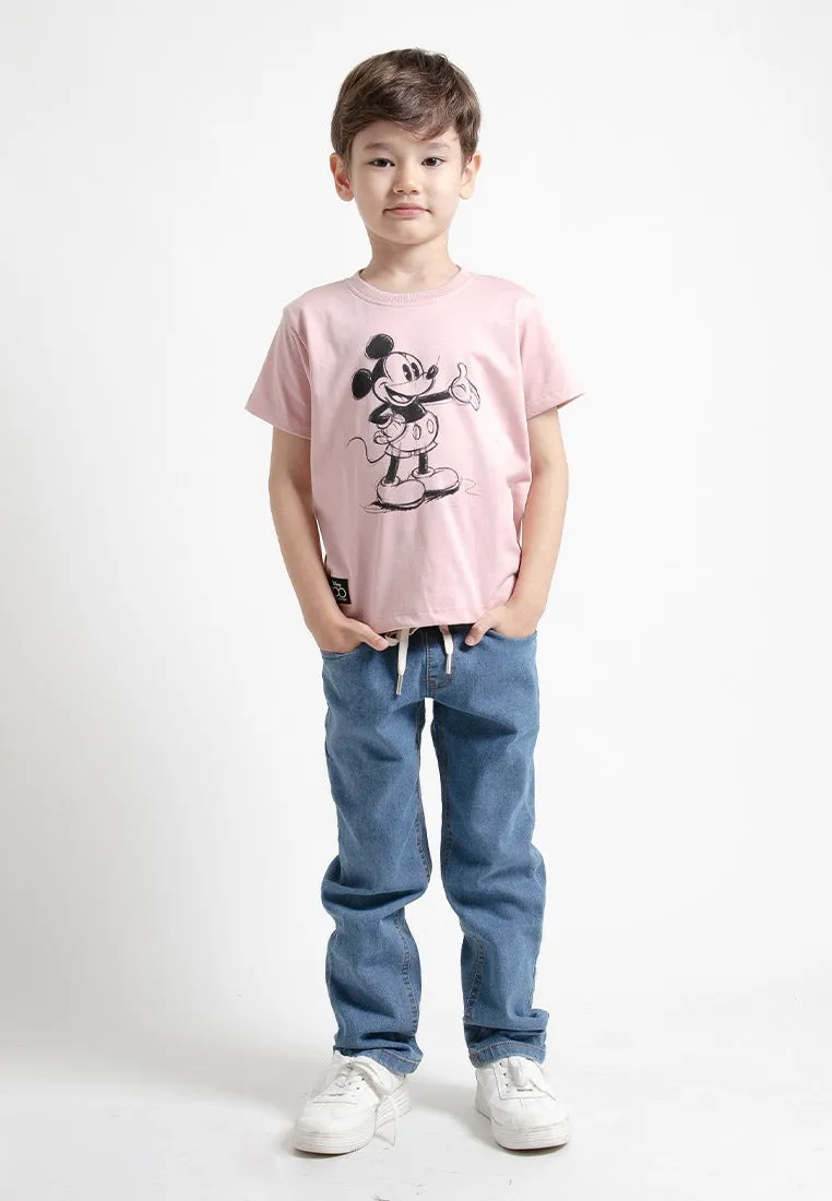 Forest Kids Boys Elastic Waisted Denim Jeans Boy Stretchable Denim Long Pants | Seluar Jeans Budak Lelaki - FK10054