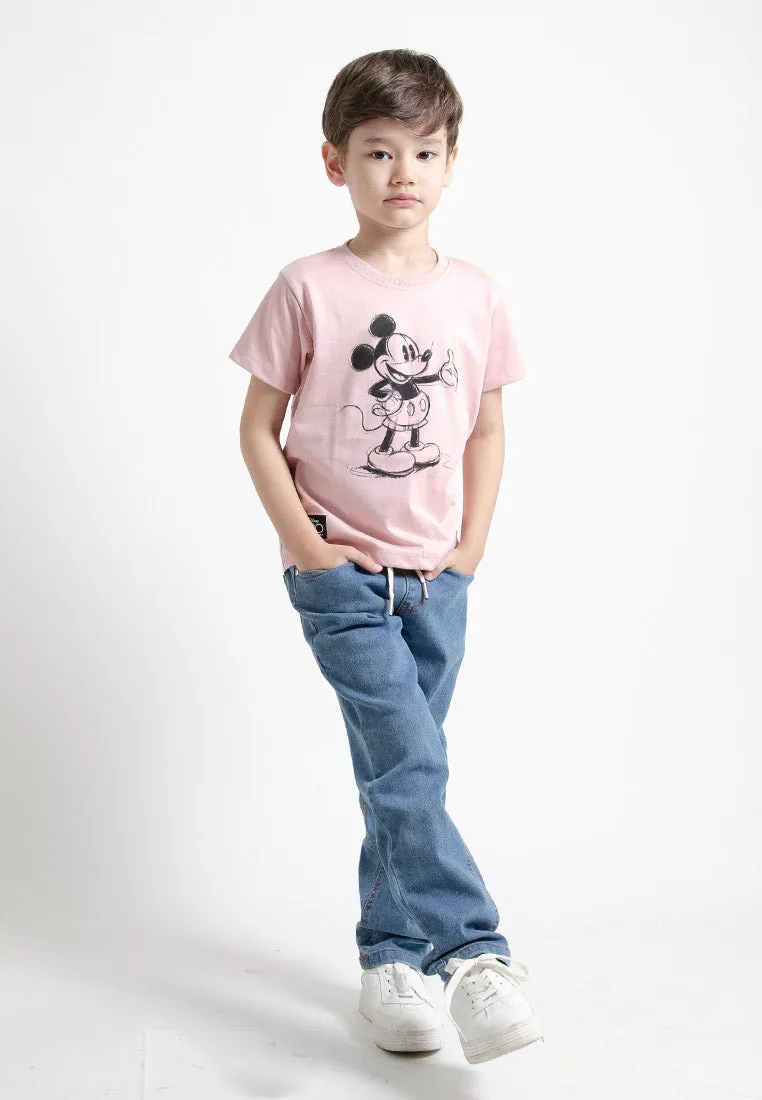 Forest Kids Boys Elastic Waisted Denim Jeans Boy Stretchable Denim Long Pants | Seluar Jeans Budak Lelaki - FK10054