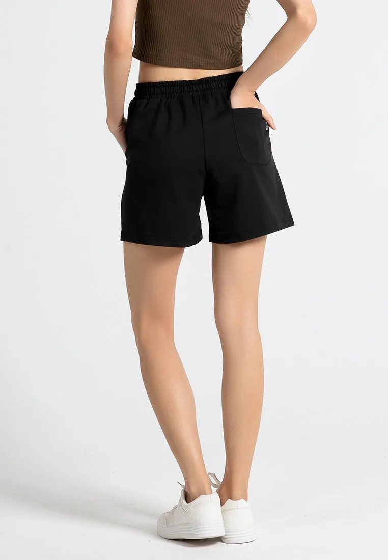 Forest Ladies Stretchable Polyester Elastic Waist Shorts Women Short Pants | Seluar Pendek Perempuan - 860149