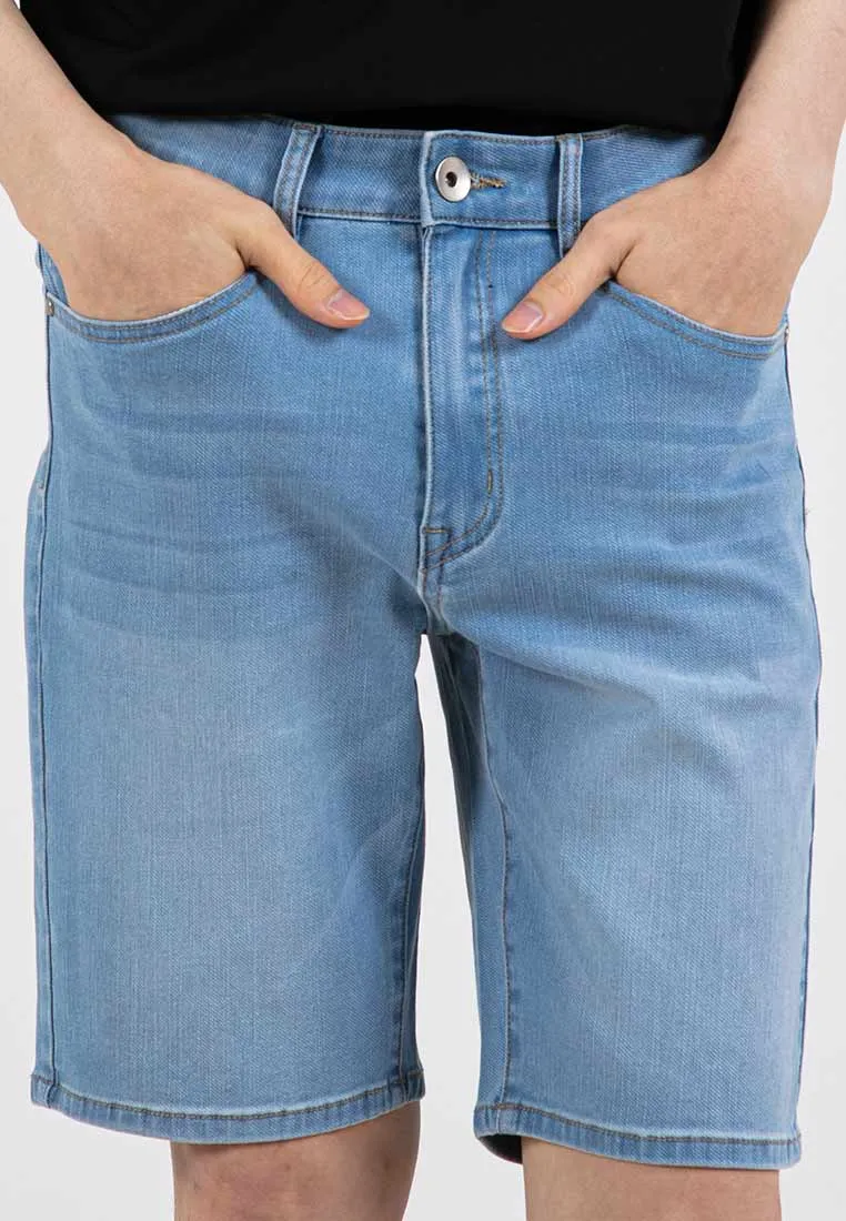Forest Stretchable Jeans Bermuda Shorts Denim Short Pants Men | Seluar Pendek - 670213