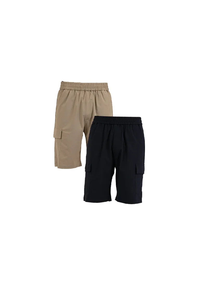 Forest Stretchable Nylon Cargo Shorts Men Short Pants Men | Seluar Pendek Lelaki - 65768