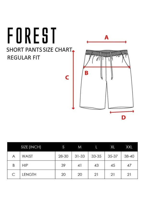 Forest Stretchable Nylon Cargo Shorts Men Short Pants Men | Seluar Pendek Lelaki - 65768