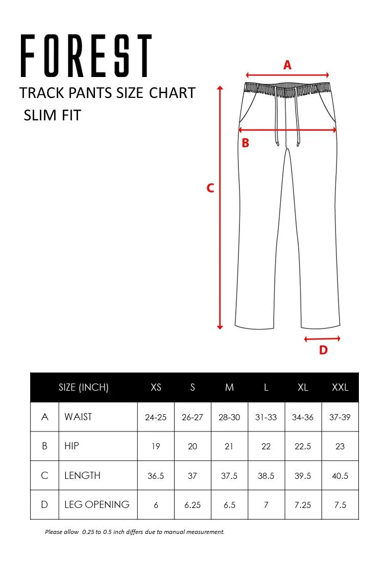 Forest Stretchable Slim Fit Tracksuit Men Track Pants Unisex Track Bottom | Seluar Track Lelaki - 10739