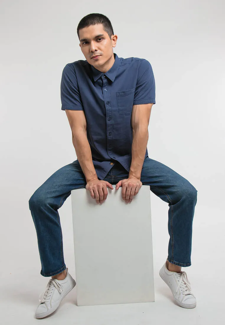 Forest Stretchable Straight Cut Jeans Men Denim Jeans Long Pants | Seluar Jeans Lelaki Straight Cut - 610195