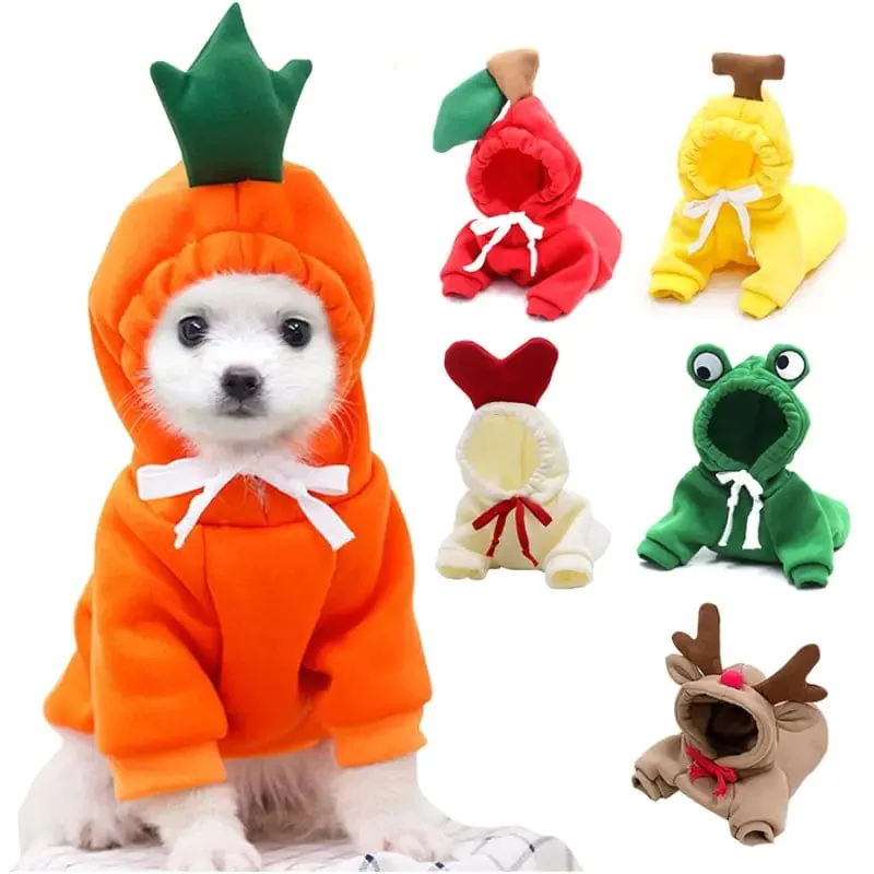 Fruit Hoodies for Dogs